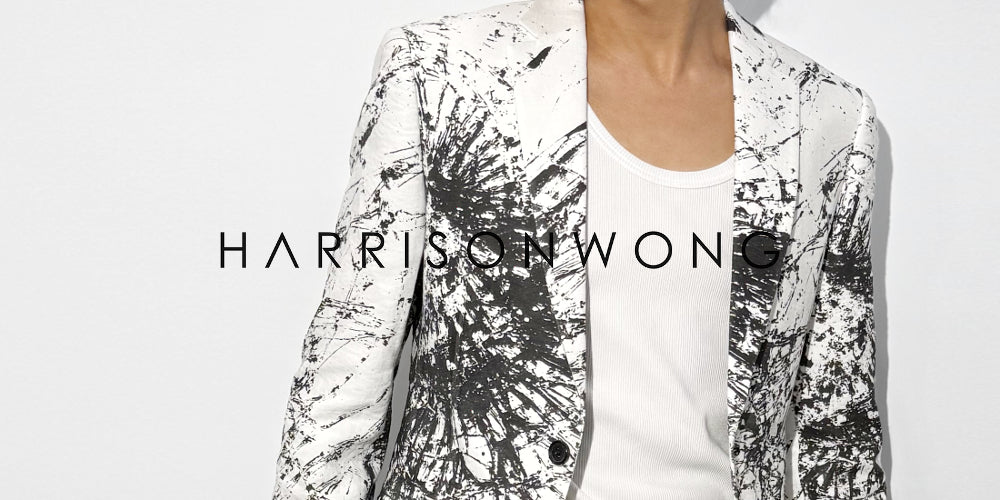 HARRISON WONG / Blazer With Overall Broken Glass Print②