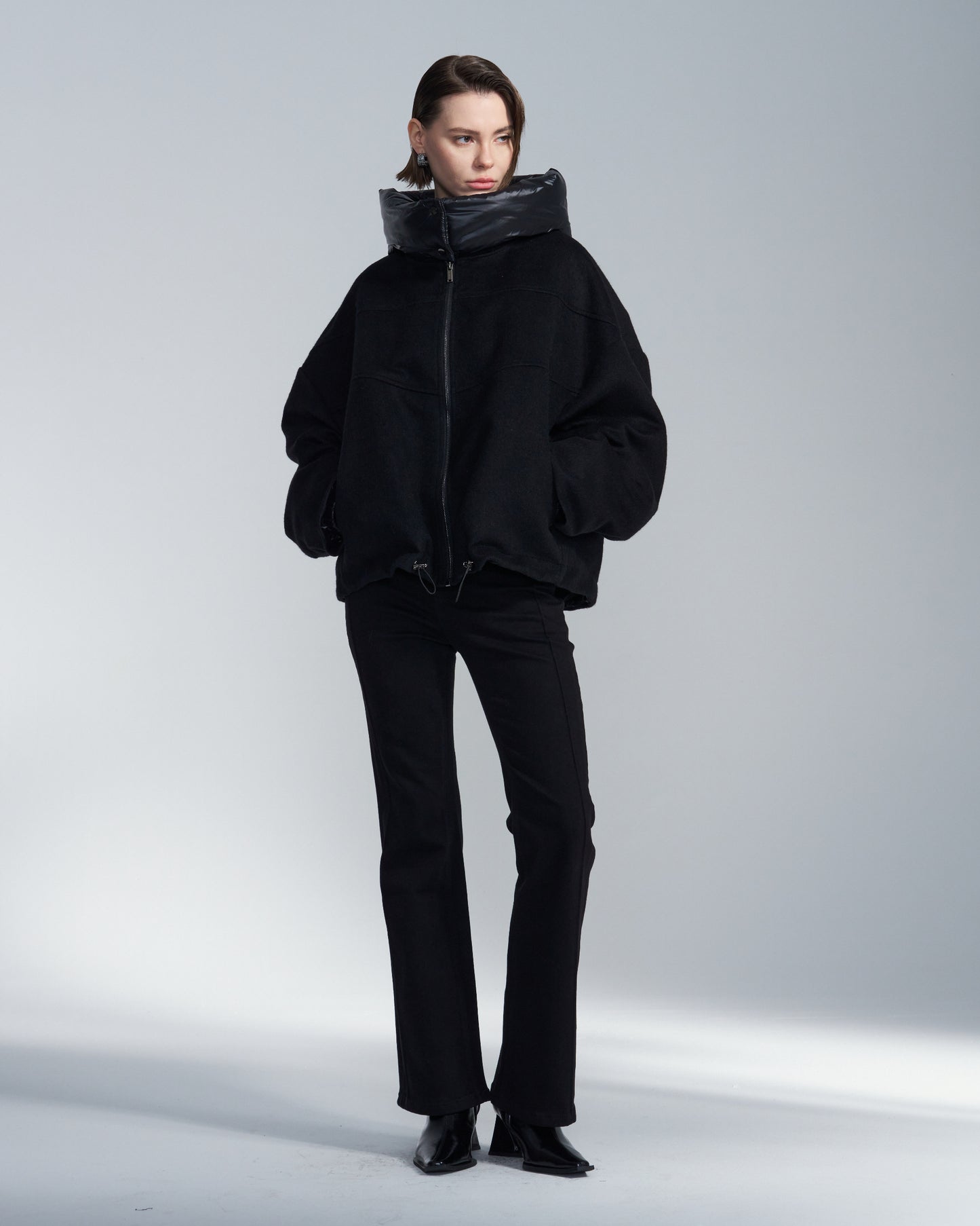 HARRISON WONG / Wool Jacket With Detachable Hood
