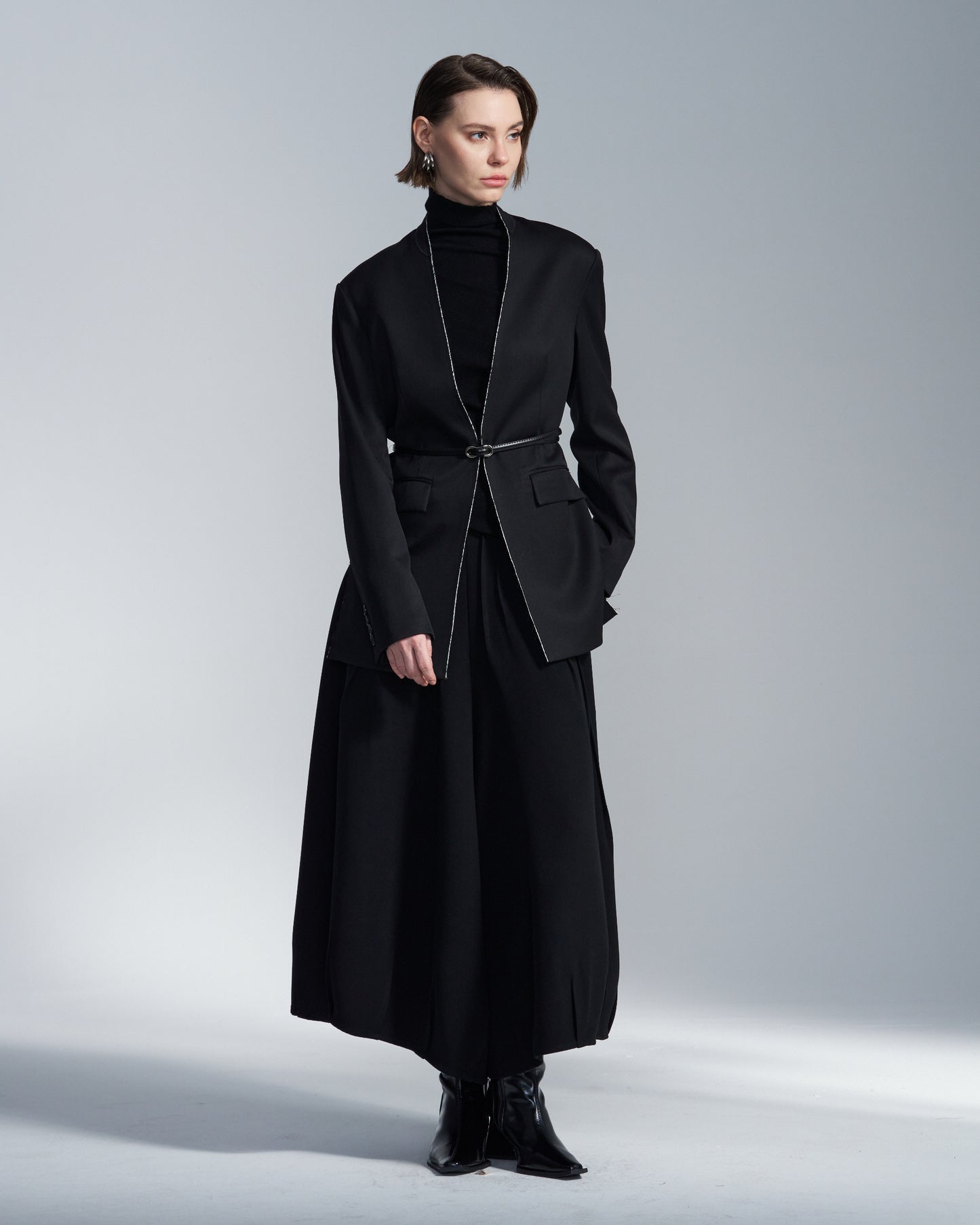 HARRISON WONG / Acetate Balloon Pants With Pleats