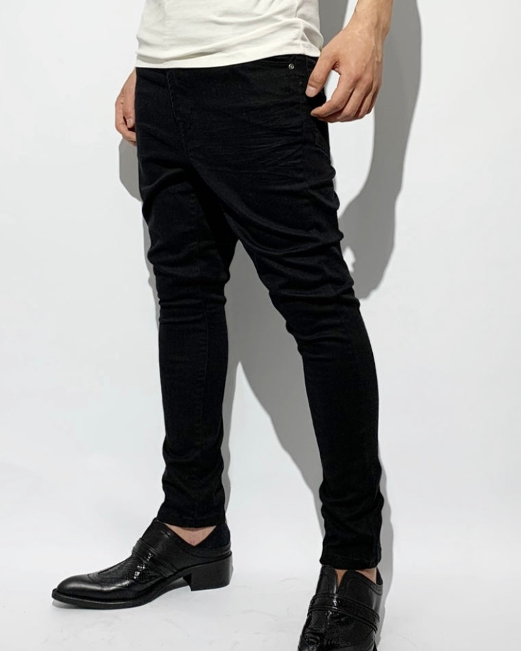 agr / Sarrouel Denim PT - Black