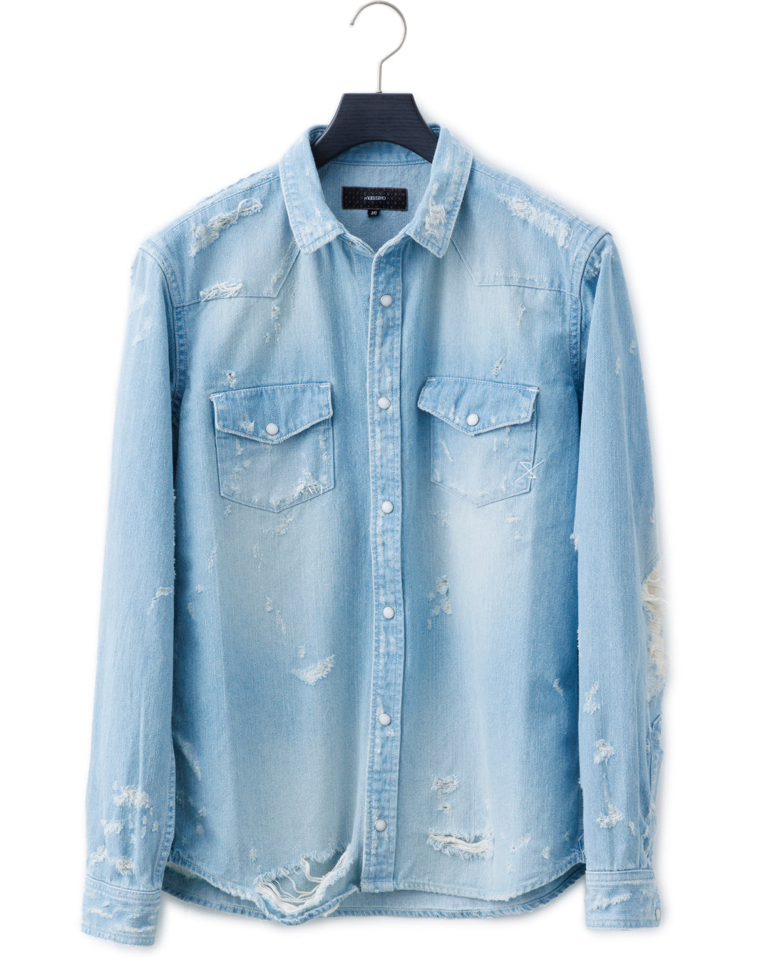 ys Yuji SUGENO | USED Denim Crush Shirt – HARAJUKU VILLAGE