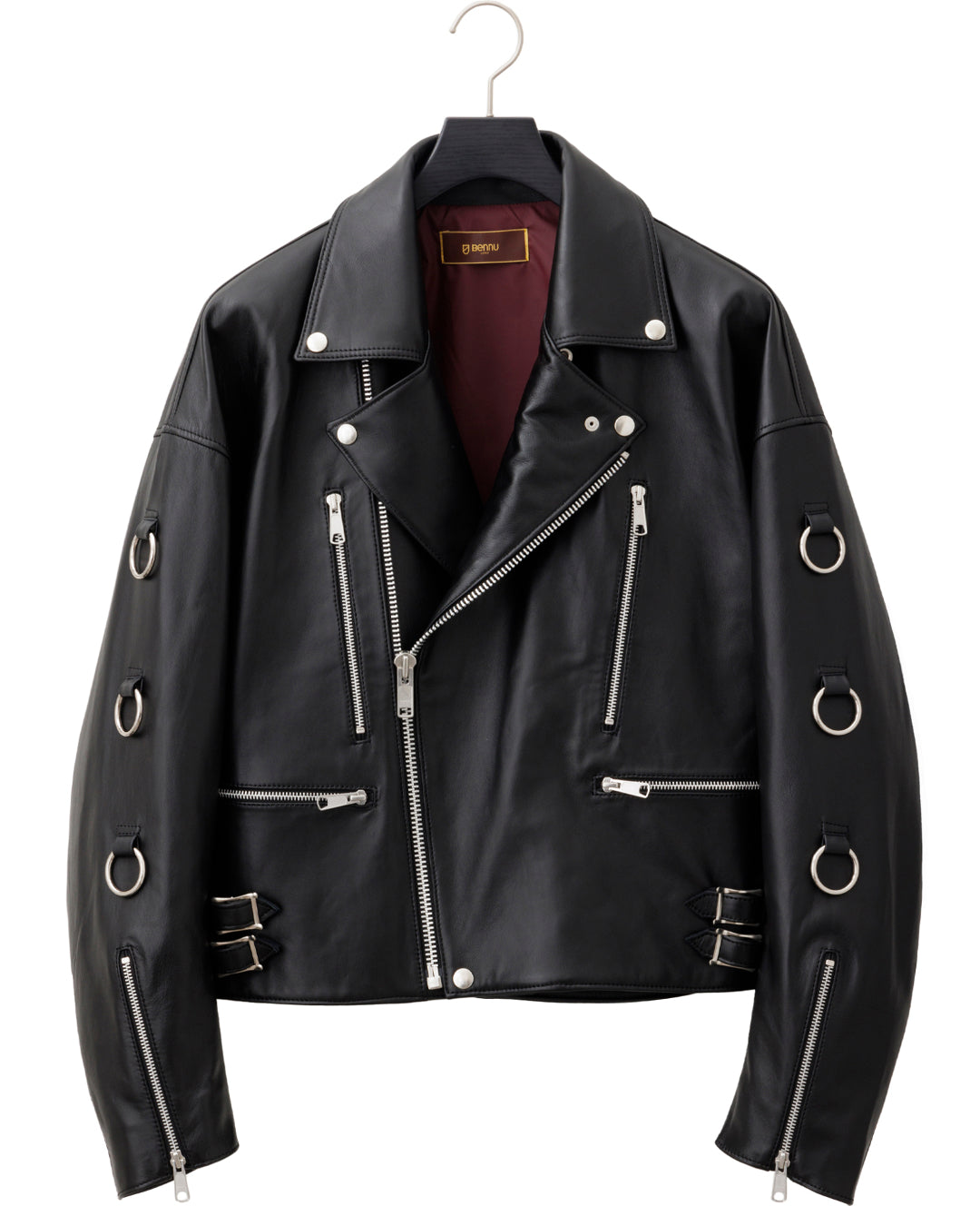 Bennu | UK Sheep Leather Big Double Riders Jacket – HARAJUKU VILLAGE