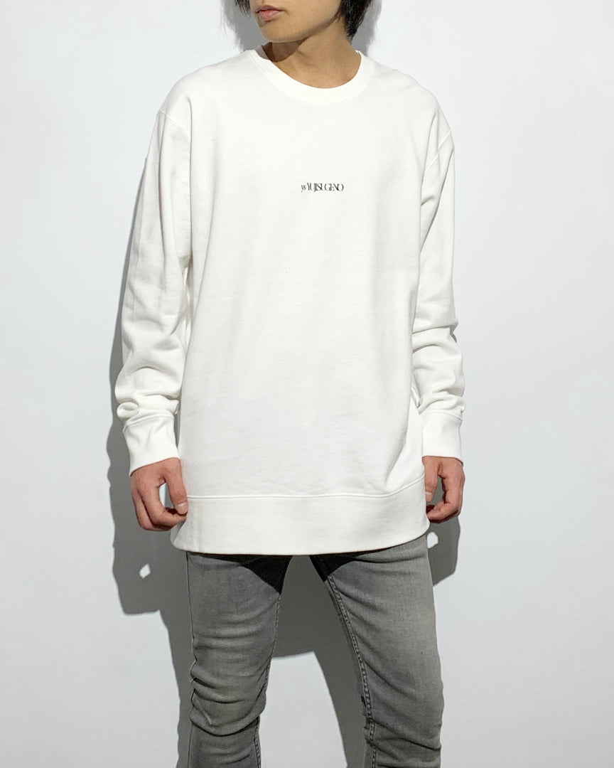 ys Yuji SUGENO / Line Art Lady Sweat - WHITE