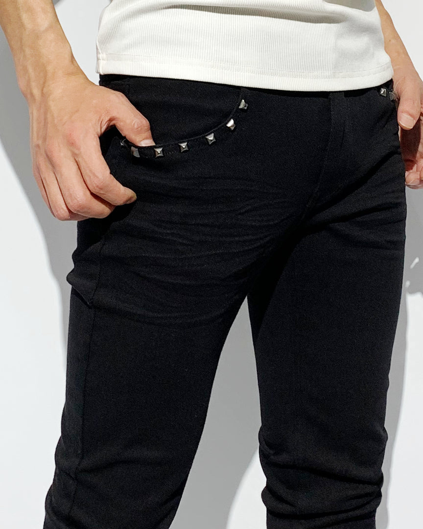 agr / Studs Skinny Denim PT