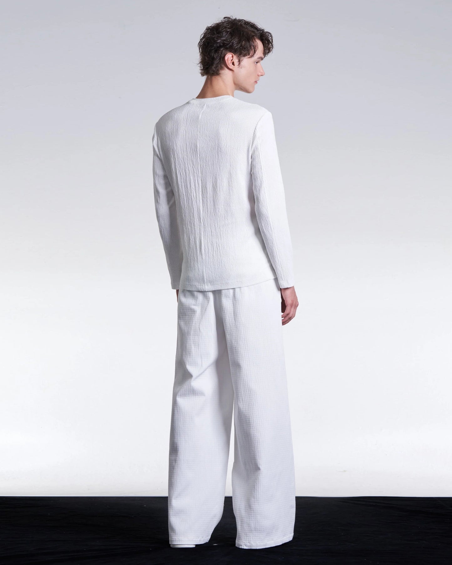 HARRISON WONG / Slim Cut Crepe Blazer With Small Collar