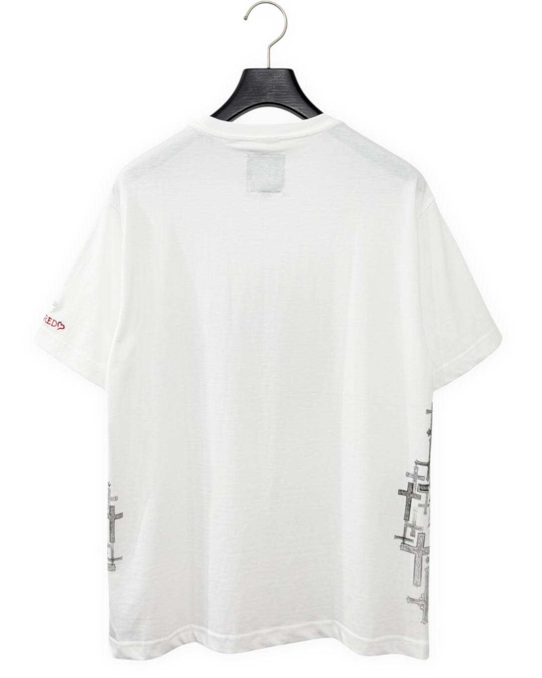 Bennu PLUS / Printed Regular Fit Tee - Love RED - WHITE