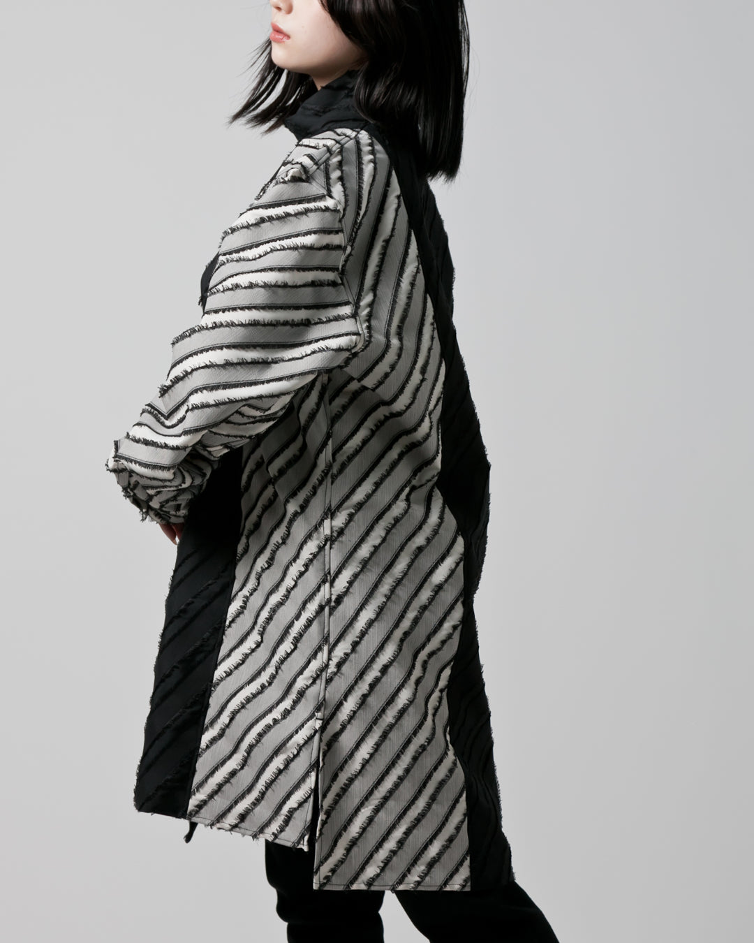 Bennu / Multi-Collar Regimental Jacquard Long Shirts