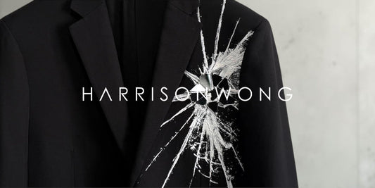 HARRISON WONG / Blazer With Broken Glass Print & Mirror