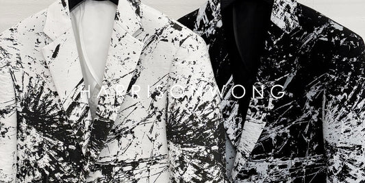 HARRISON WONG / Blazer With Overall Broken Glass Print