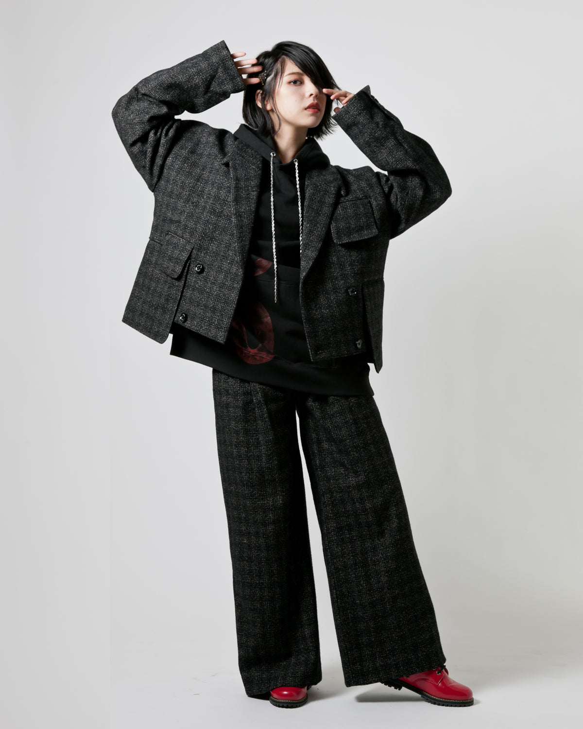 Bennu / England Tweed Wide Pants