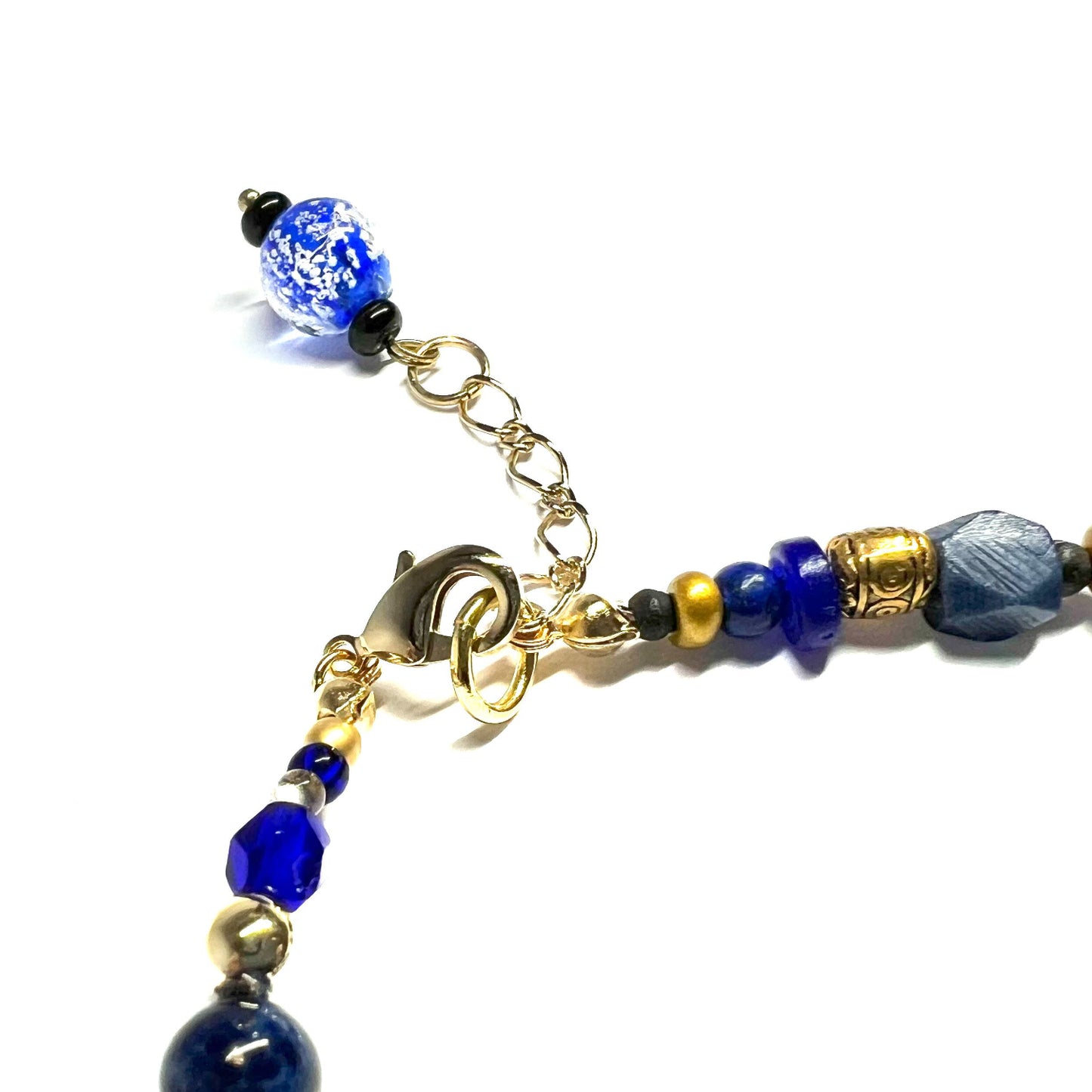 Ranunculus / "Blue Night" Bracelet - 26072