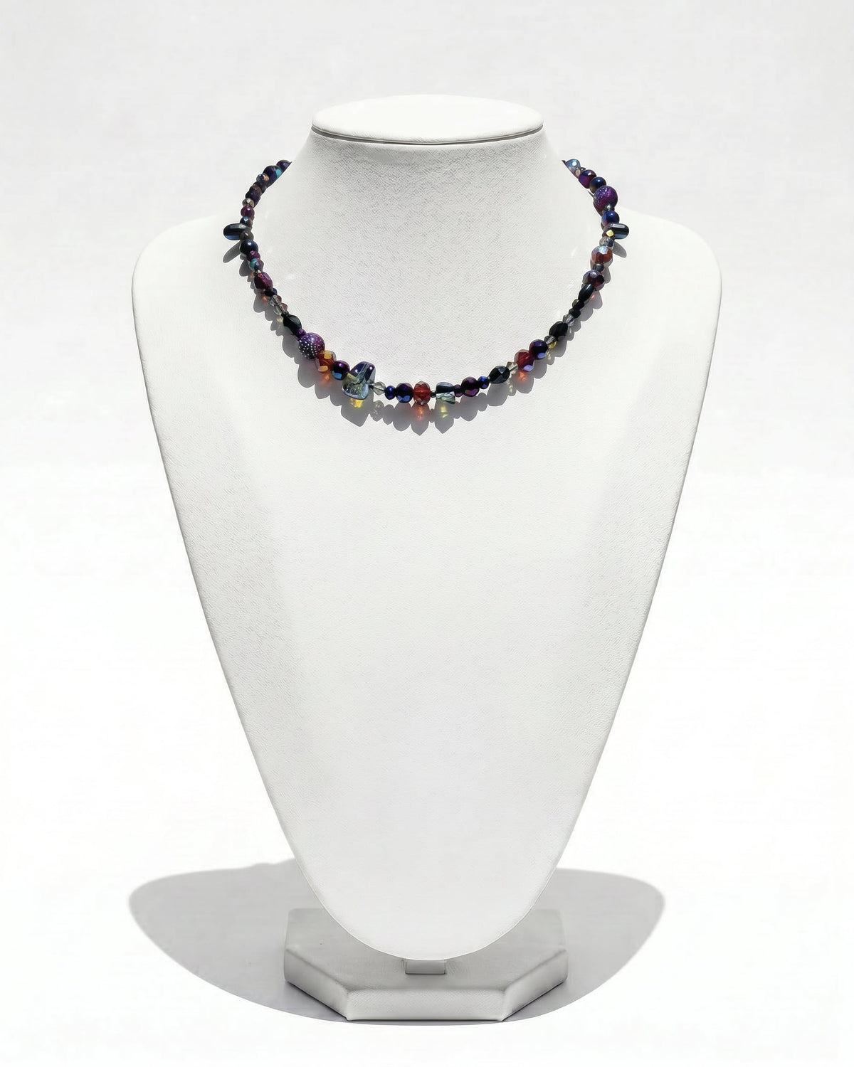 Ranunculus / "Neo" Necklace + Crystal - 2607S
