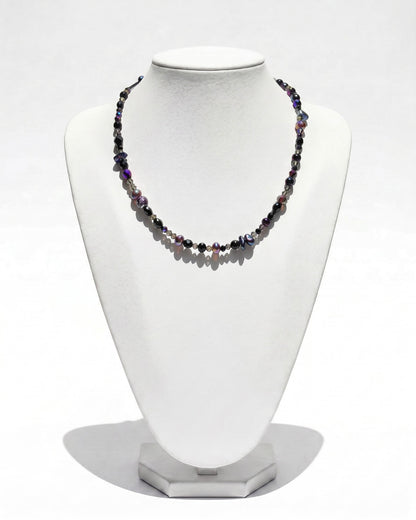 Ranunculus / "Neo" Necklace + Crystal - 2607M