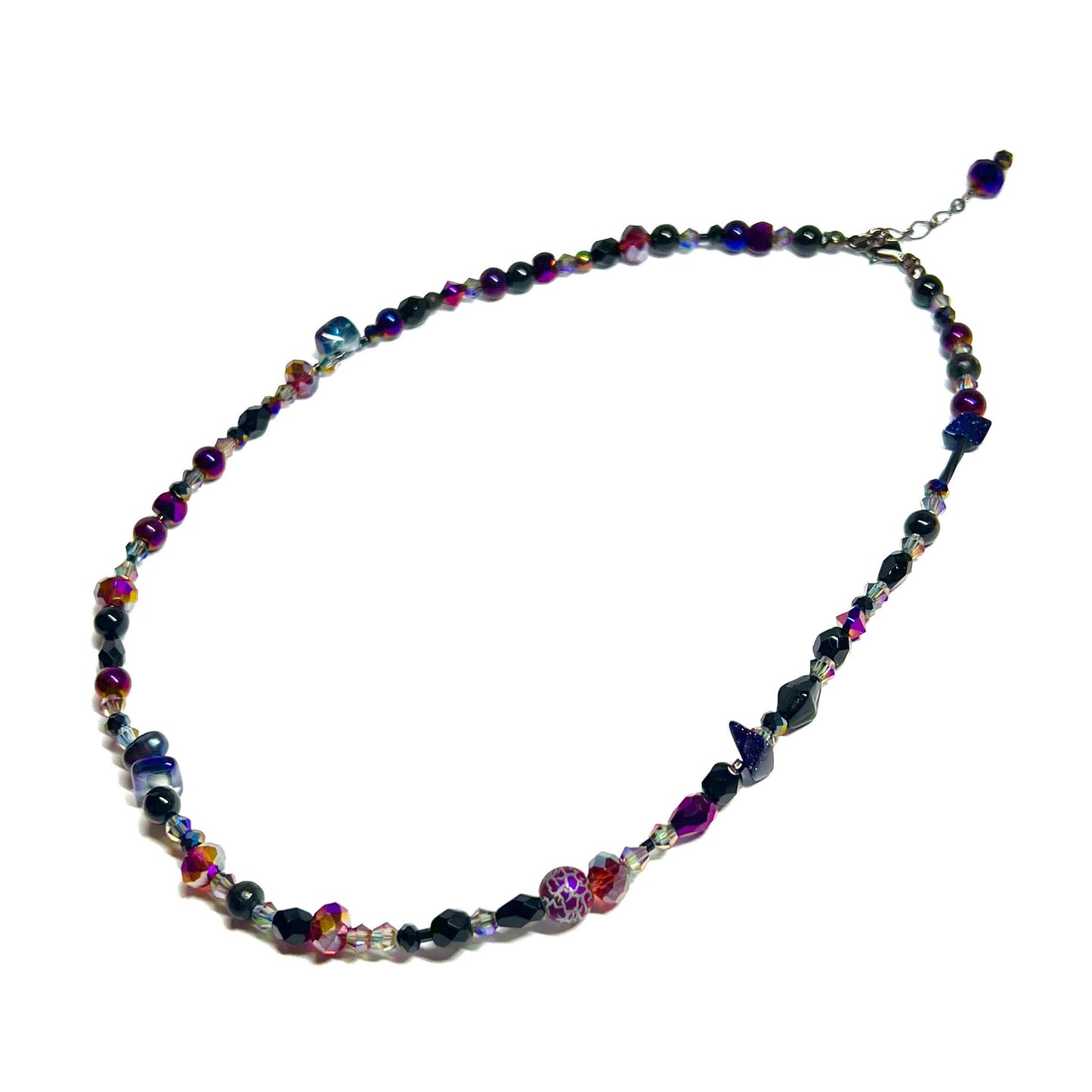 Ranunculus / "Neo" Necklace + Crystal - 2607M