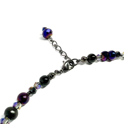 Ranunculus / "Neo" Necklace + Crystal - 2607M