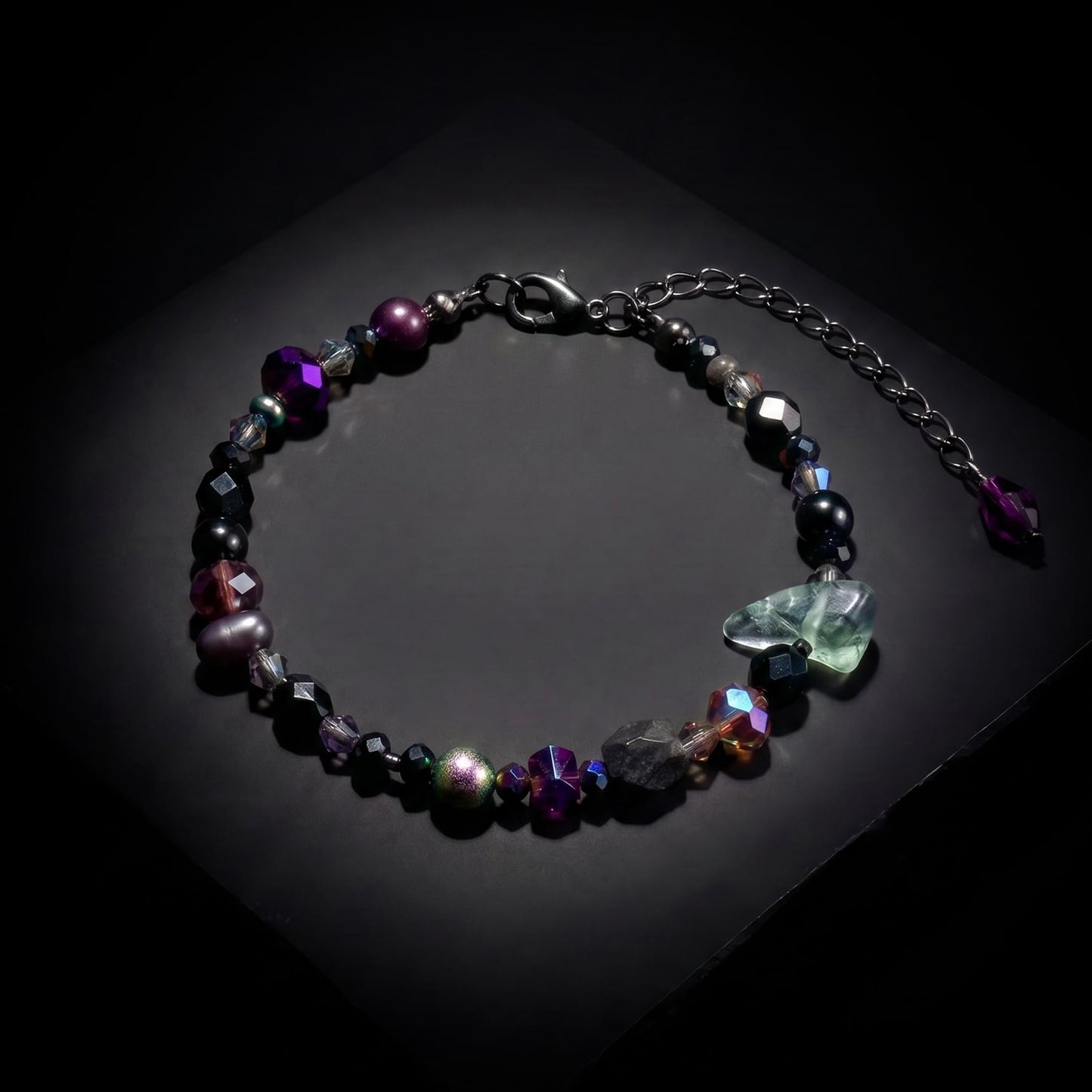 Ranunculus / "Neo" Bracelet + Crystal - 2607