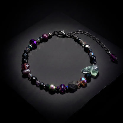 Ranunculus / "Neo" Bracelet + Crystal - 2607