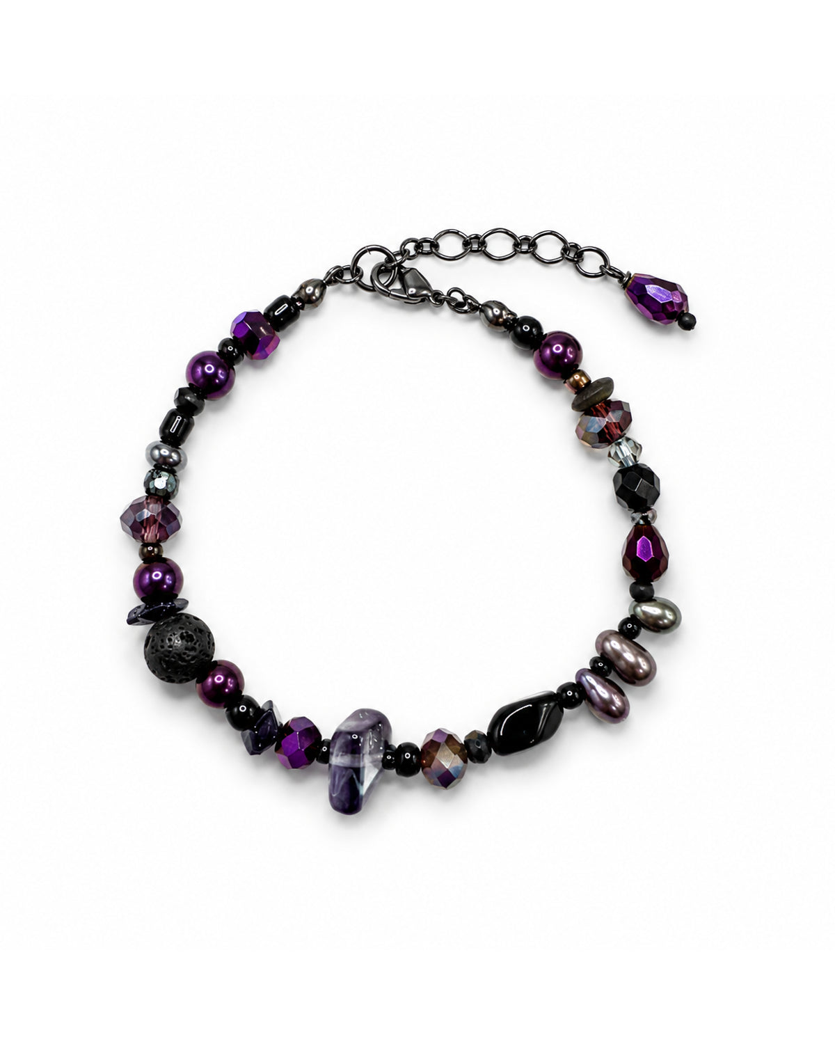 Ranunculus / "Neo" Bracelet + Crystal