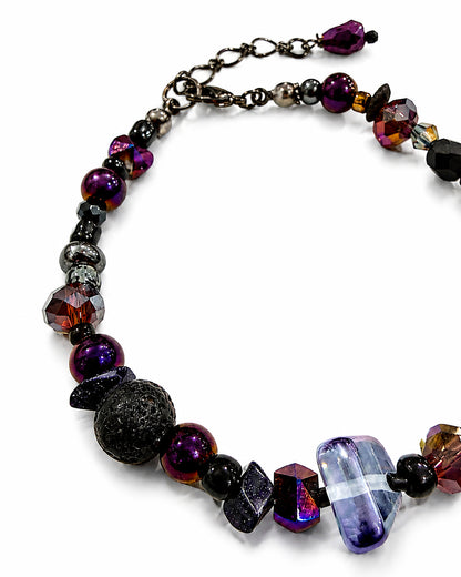 Ranunculus / "Neo" Bracelet + Crystal