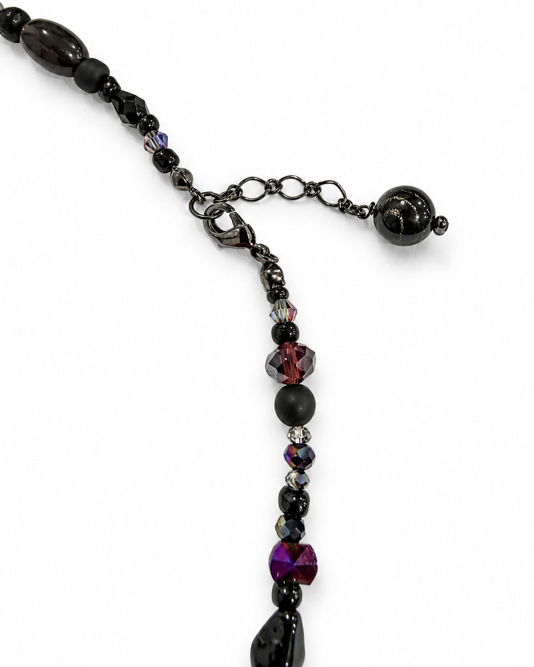 Ranunculus / "Neo" Necklace + Crystal