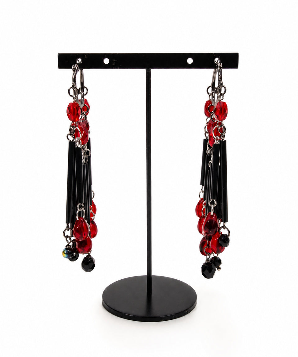 Ranunculus / "Lilith" Pierced Earring