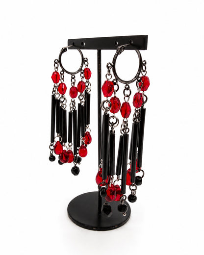 Ranunculus / "Lilith" Pierced Earring