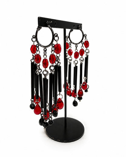 Ranunculus / "Lilith" Pierced Earring