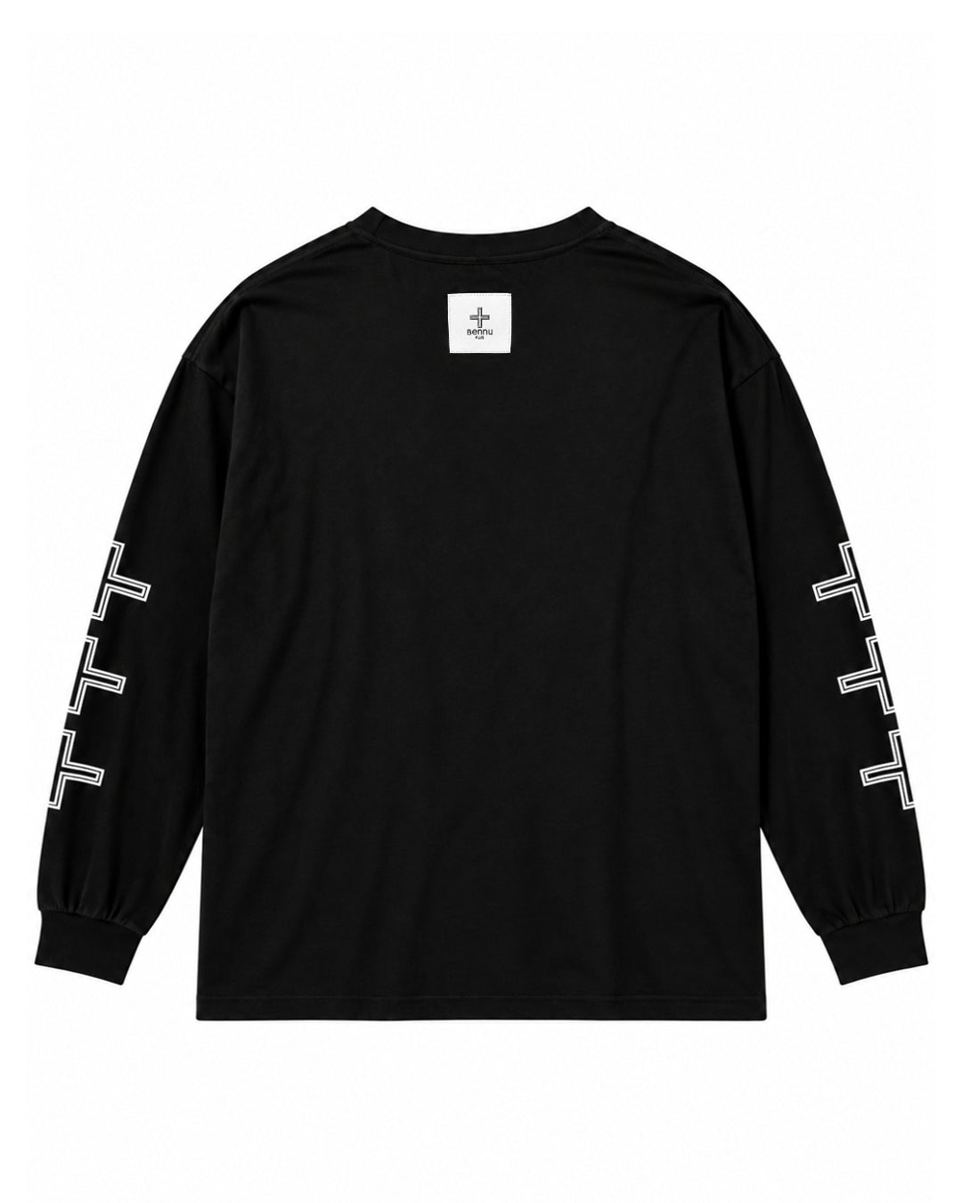 Bennu PLUS / Printed Long Sleeve Tee - THE LIPS - YELLOW