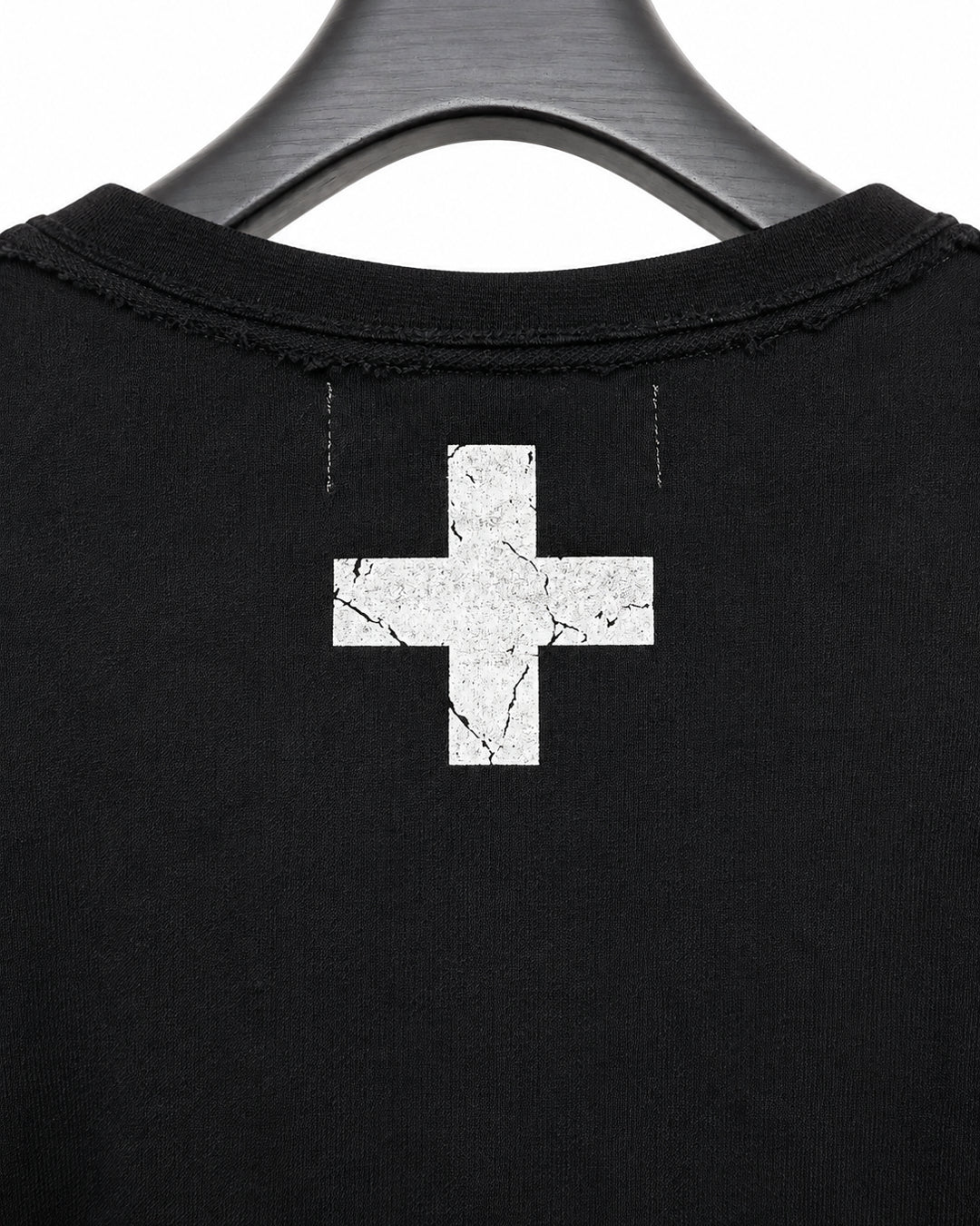 Bennu / Side Zip Cut-Off Sweatshirt - Love RED & Snake