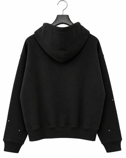 Bennu PLUS / Studs Zip-up Big Hoodie - AFTER SILENCE