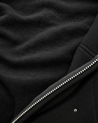 Bennu PLUS / Studs Zip-up Big Hoodie - AFTER SILENCE