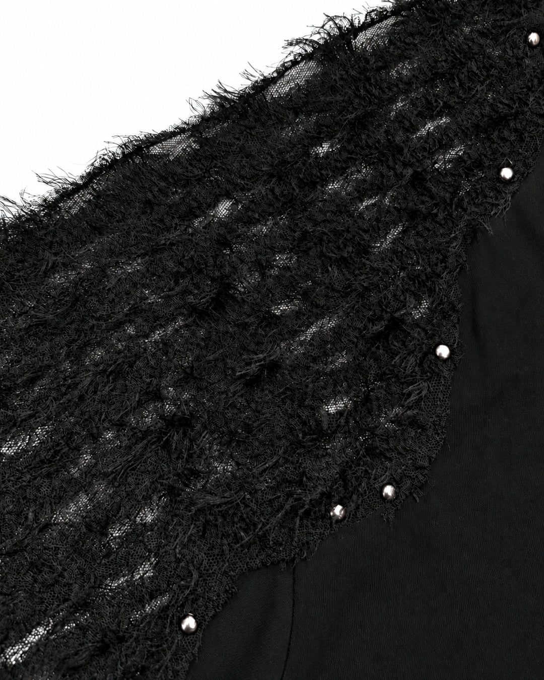 Bennu PLUS / Fur-Lace Sleeve Tee