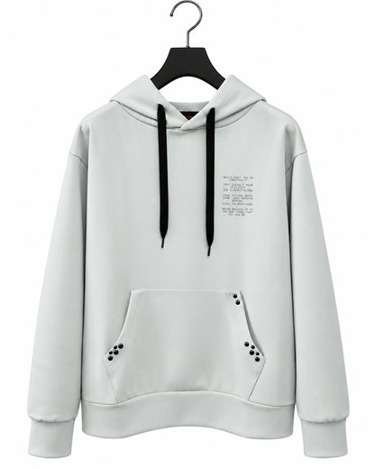 Bennu / Aqua Suiting Jersey Hoodie - BONDS IS FINE - ICE GRAY