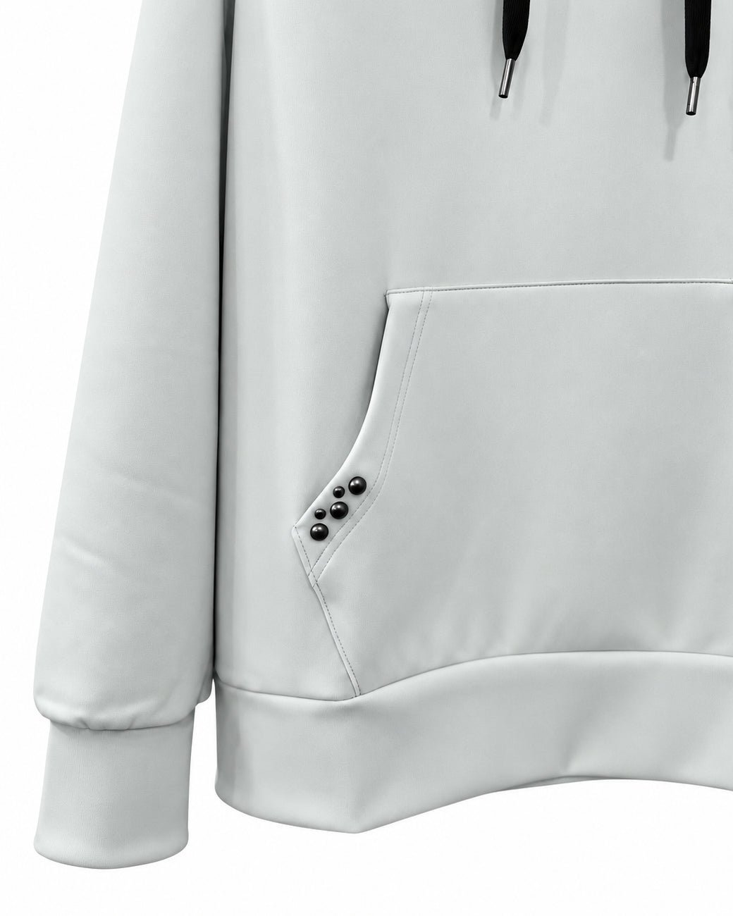 Bennu / Aqua Suiting Jersey Hoodie - BONDS IS FINE - ICE GRAY