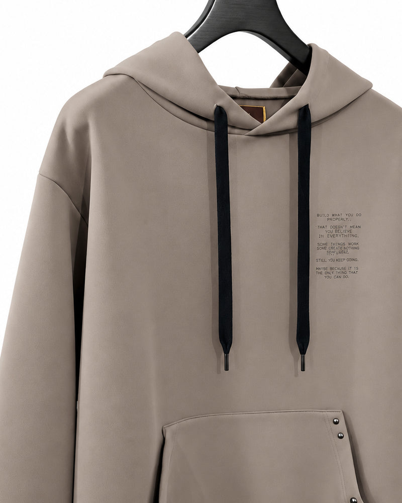 Bennu / Aqua Suiting Jersey Hoodie - BONDS IS FINE - MOCA