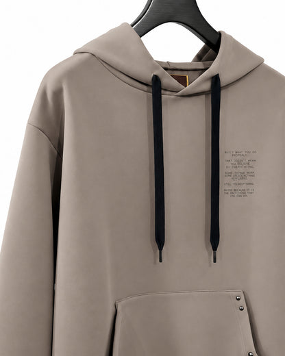 Bennu / Aqua Suiting Jersey Hoodie - BONDS IS FINE - MOCA