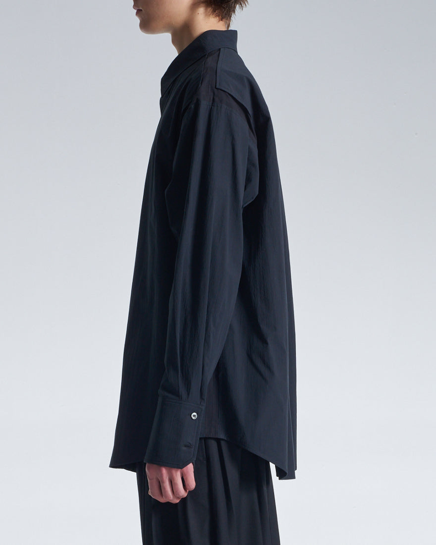 HARRISON WONG / Oversized Cotton Shirt - Black