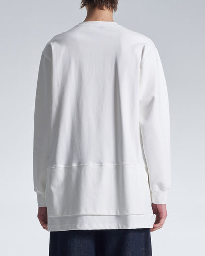 HARRISON WONG / Long Sweatshirt With Layers Hem