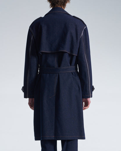 HARRISON WONG / Shirt Jacket With Denim Back