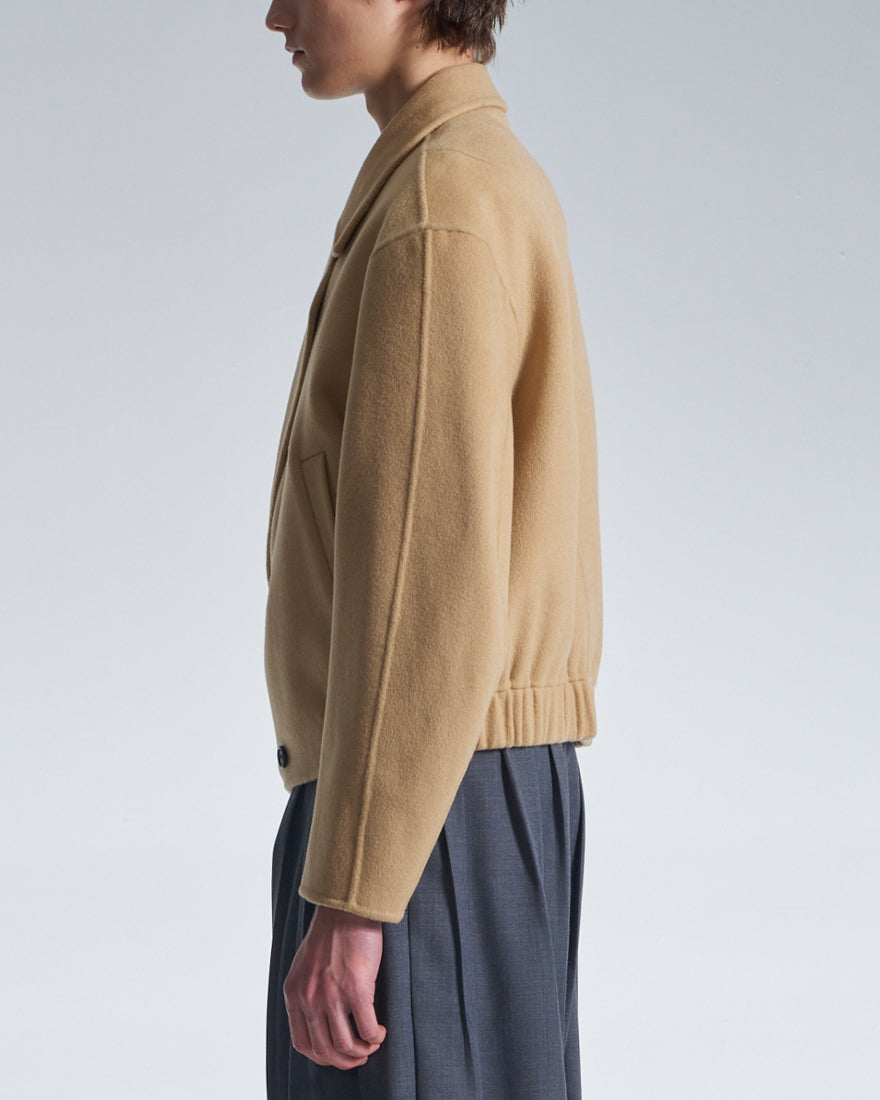 HARRISON WONG / Double Faced Wool DB Blazer - Camel