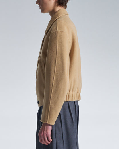 HARRISON WONG / Double Faced Wool DB Blazer - Camel