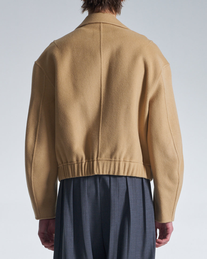 HARRISON WONG / Double Faced Wool DB Blazer - Camel