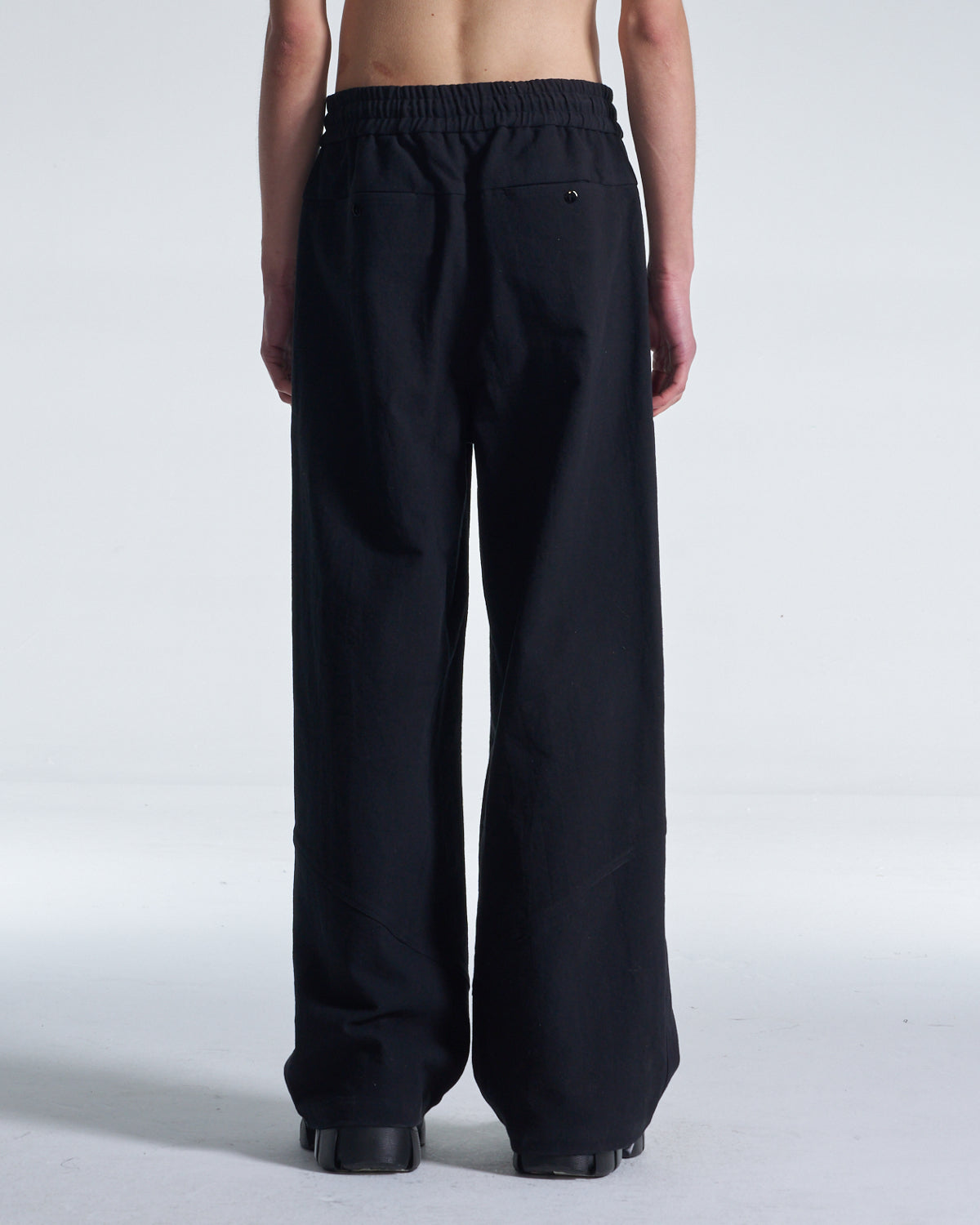 HARRISON WONG / Wide Leg Cotton Pants With Studs