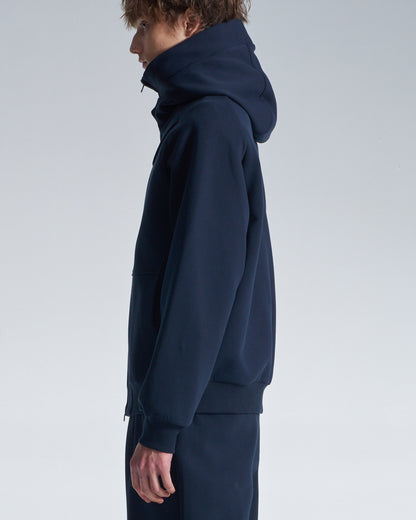 HARRISON WONG / Honeycomb Knit Zipper Jacket With Hood