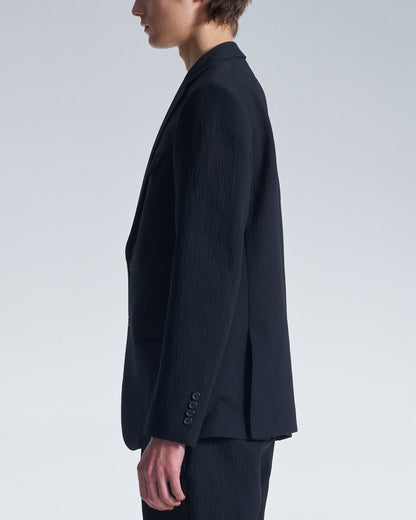HARRISON WONG / Crepe Cotton Standard Fit Blazer - Black