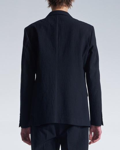 HARRISON WONG / Crepe Cotton Standard Fit Blazer - Black