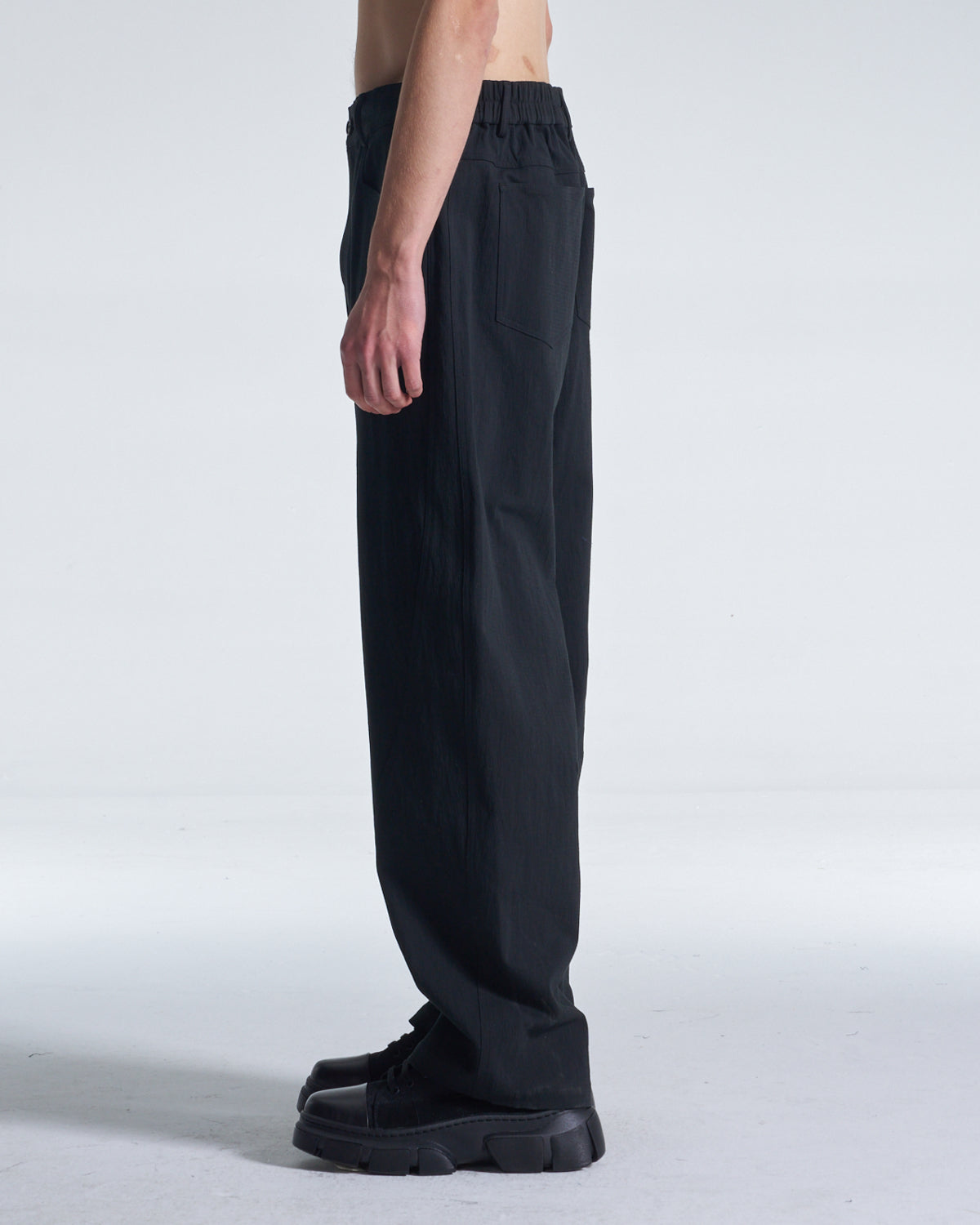 HARRISON WONG / Balloon Fit Cotton Nylon Pants