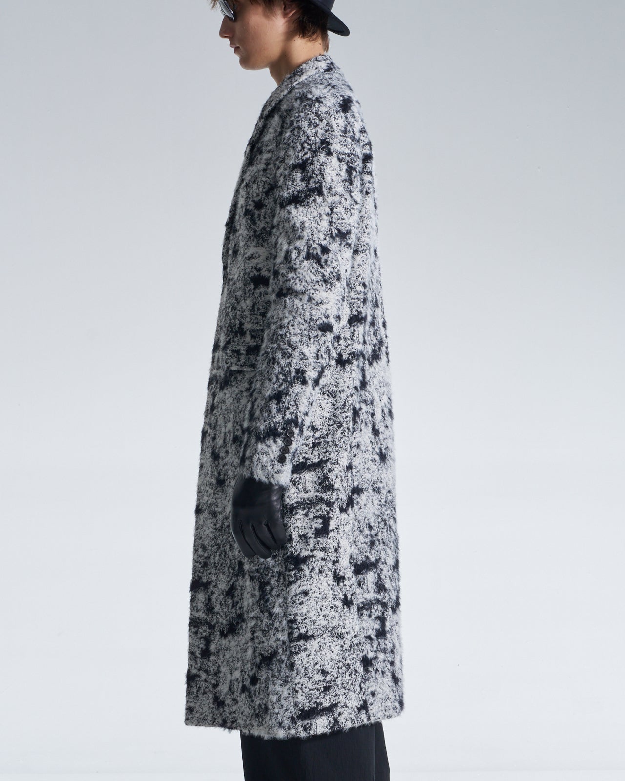 HARRISON WONG | Hairy Abstract Jacquard Long Coat – HARAJUKU VILLAGE