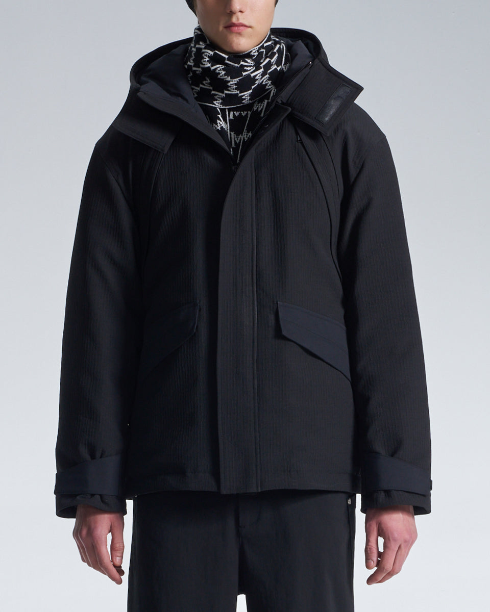 HARRISON WONG / Water Resistant Hood Jacket With Down Lining