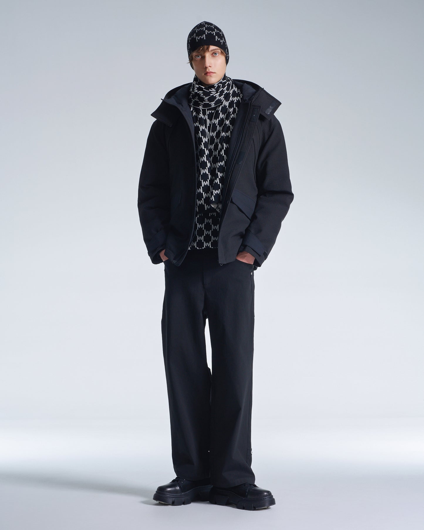 HARRISON WONG / Water Resistant Hood Jacket With Down Lining